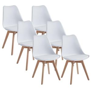 DEWINNER Sillas de Comedor escandinavas, Silla de Oficina R…
