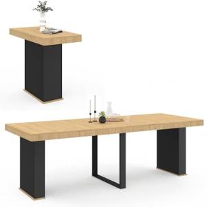 IDMarket – Mesa Consola extensible Eden 10 personas 235 cm…