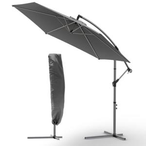 VOUNOT® 300 cm Parasol Excentrico, Sombrilla de Jardín con…