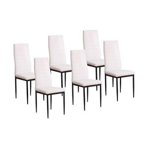 M1C - Pack 6 Sillas de Comedor emi, Sillas Estilo Moderno,…