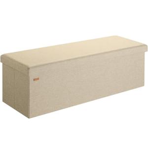 CASARIA® Banco Almacenaje Plegable 115x40x40cm 300kg Puff B…