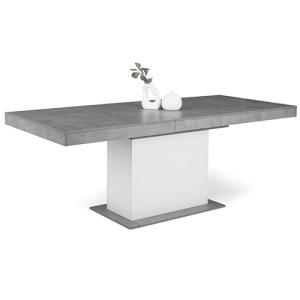 IDMarket – Mesa de comedor extensible rectangular Eden 6-10…