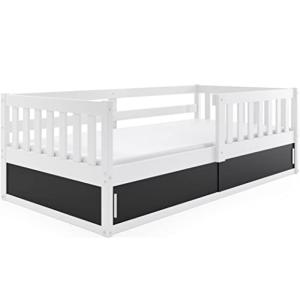 Interbeds Cama infantil Smart blanca de 80 x 160 cm con som…