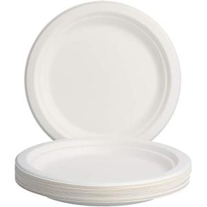 com-four® Platos de bagazo 16x: platos para pasteles establ…