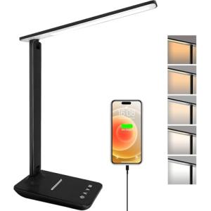 joyshie lámpara Led Escritorio, Flexo de Escritorio con luz…