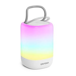 GRIFEMA Lámpara de Mesa Recargable para Dormitorio, Luz Noc…