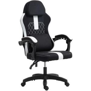 CLP Silla de Oficina Miltona con Funda de Tela I Silla de E…