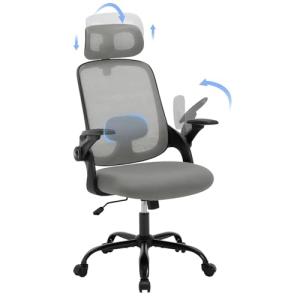 WOLTU Silla Oficina Ergonómica con Soporte Lumbar, Silla Es…