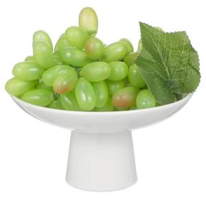 MAGICLULU Cuencos Pequeños De Pedestal Blanco Frutero De Ce…