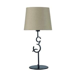 Gran lámpara de mesa Design español Argi – 30 cm, beige, 30…