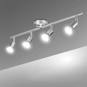 Bojim Lámpara de techo LED Plafón con Focos Giratorios 4000…