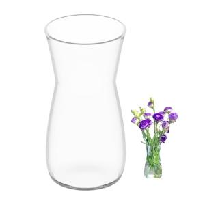 Florero de Cristal, jarrón de Cristal Transparente, 20CM de…