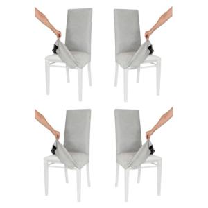 Tommychairs - Set 4 sillas tapizadas con Funda removible Mo…
