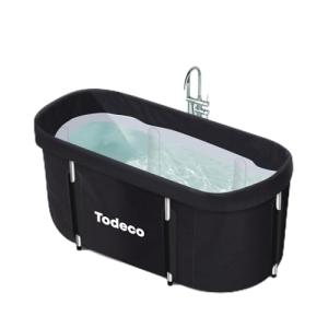 Todeco - Bañera plegable para adultos, grande para spa port…