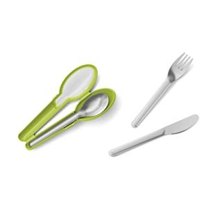 Emsa Set de cubiertos para llevar con funda Clip & Go - Jue…