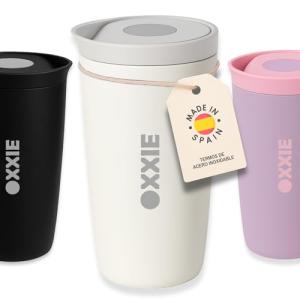 OXXIE Vaso Termo Cafe Para Llevar Pequeño 350ml, Vaso Termi…