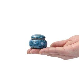 Urna pequeña para cenizas humanas de 5 cm, urna hecha a man…