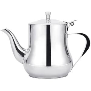 Tetera de acero inoxidable (plata, 570 ml)