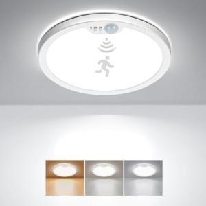 Matane Plafon Led Techo Luz con Sensor de Movimiento 18W 18…