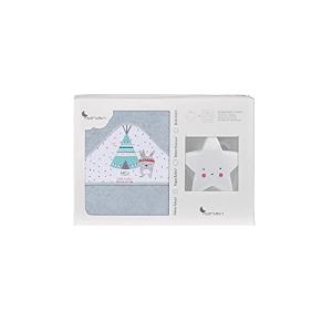 Interbaby - ES1202-31 Capa de baño tipi oso gris con lámpar…