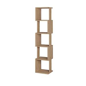 Buyqualia Mueble librería con estantes (Alto 161 / Ancho 35…