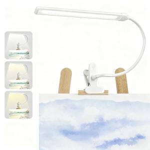 Lamptobe Lámpara con pinza para caballete con interruptor d…