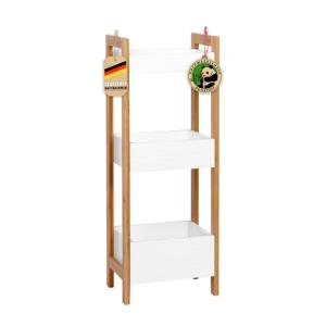 Floordirekt Estantería de baño de bambú de 3 niveles Texas,…