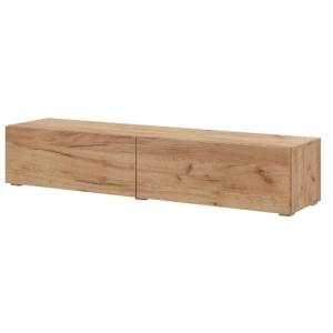 Planetmöbel Mueble de TV de 200 cm de Roble Dorado con 2 Pu…