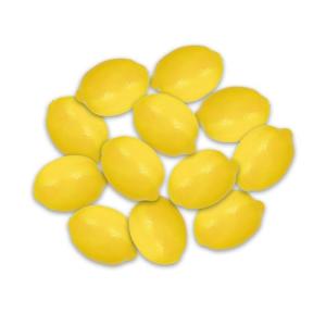 GlamRays 12 limones artificiales, frutas artificiales amari…
