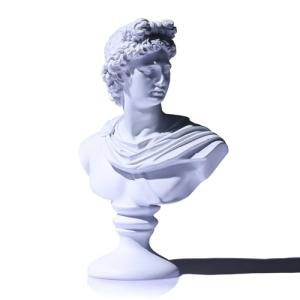 LCCCK Estatua de Busto de Apolo Blanco de 6 Pulgadas, Decor…