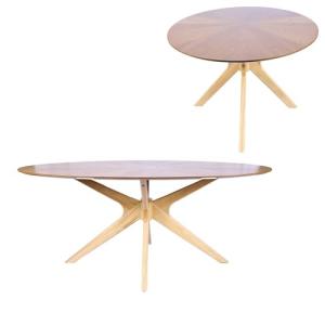 HABITMOBEL Mesa de Comedor Salon Ovalada de 180cm x 110cm M…