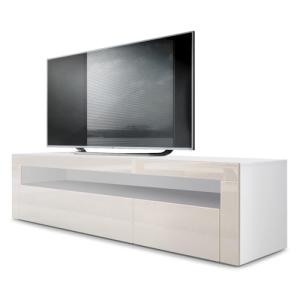 Vladon Mueble TV Valencia, Cómoda TV con 1 Compartimento Ab…