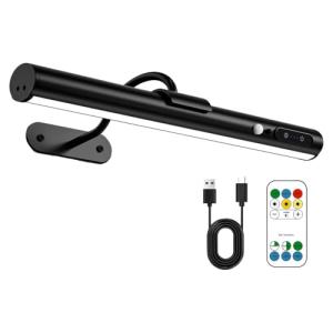 bravzurg lampara pared sin cable con sensor movimiento, 400…