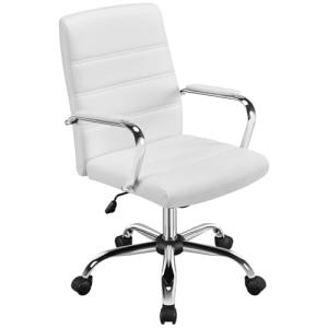 Yaheetech Silla Giratoria de Oficina Sillón de Trabajo con…