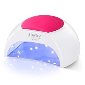 SUNUV Lámpara Secadora de Uñas, Profesional LED UV Lampara…