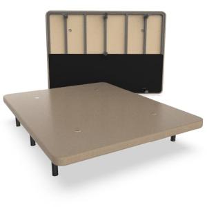 NALUI - Base Tapizada 135x190 cm de Acero con 7 patas de Al…