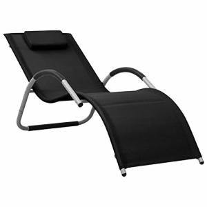 Gecheer Tumbona de Textilene Tumbona Chaise Longue con 1 Al…
