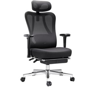 Hbada P3 Silla Ergonomica Escritorio con reposapiés, Silla…