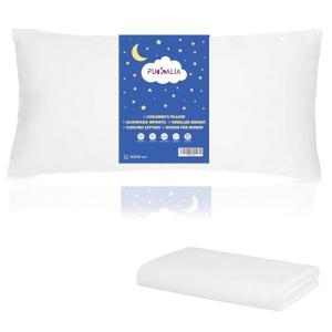 Pukalia® Almohada Bebe 50x30 - Almohada para Niños 2 3 años…