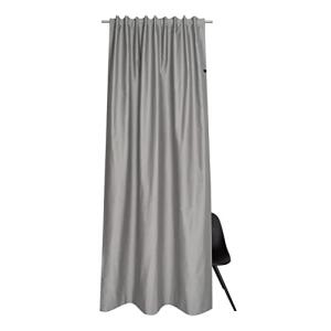 Curtains - Cortina suave (130 x 300 cm), color gris