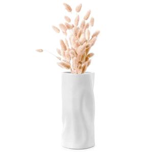 Navaris Jarron Blanco Decoracion - Florero Minimalista de c…