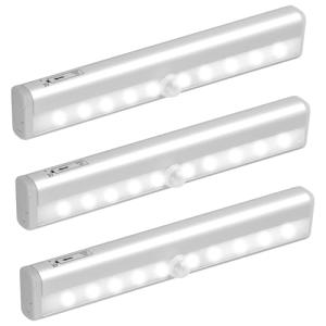Jinlaili 2 Piezas Luz Armario, 10 LED Luz Nocturna con Sens…