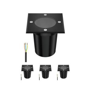 ledscom.de 4 piezas Lámpara empotrable de suelo RELI para e…