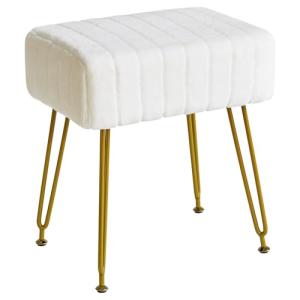 IBUYKE Otomano, Taburete Rectangular de Terciopelo, Mesa La…