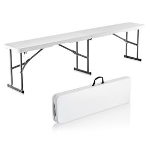 VEVOR Banco Plegable de Plástico Portátil de 183 mm, Banco…