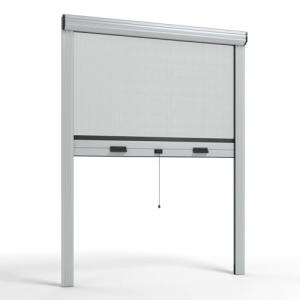 LEIVESTE - Mosquitera enrollable reducible para ventanas, m…