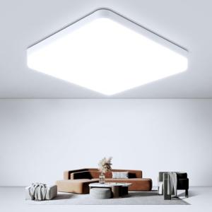 YICALE Plafon LED Techo Cuadrado,48W 6500K Lamparas Techo M…
