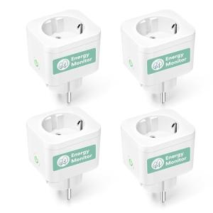 Meross Enchufe Inteligente con Mide el Consumo, Tomada Inte…