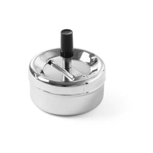 HENDI Cenicero con botón pulsador - ø90x(H)45 mm