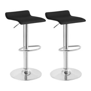 WOLTU 2X Taburetes Cocina Giratorios 360°, Taburetes Bar de…
